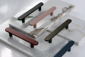 kolorowe uchwyty i gałki meblowe Nomet - Ferro