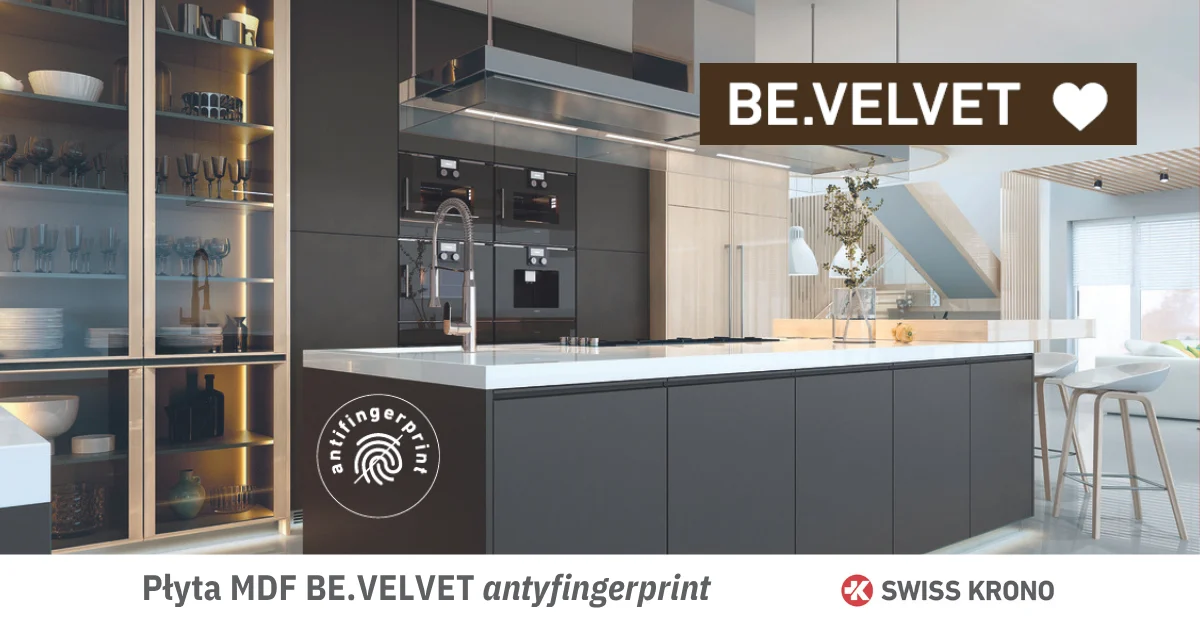 Nowość! MDF BE.VELVET od Swiss Krono