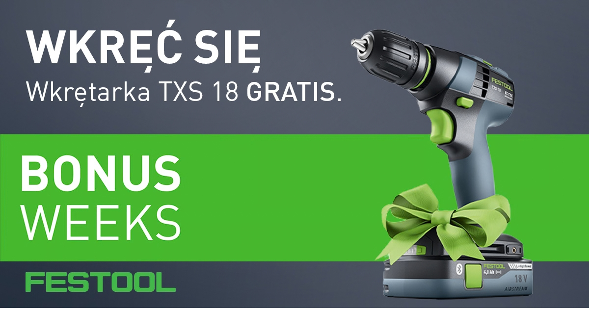 Super bonuses in the autumn Festool Bonus Weeks